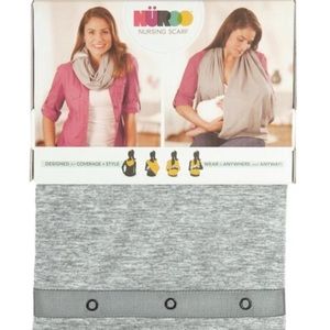 NuRoo Nursing Scarf in Heather Grey